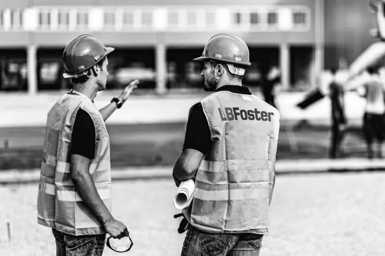 men on project site.