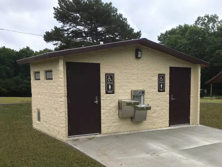 CXT Cortez single-user flush restroom.