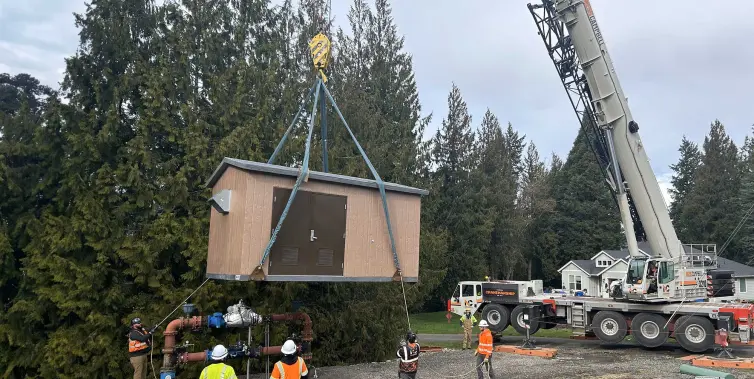 CXT Precast Concrete Utility Building.