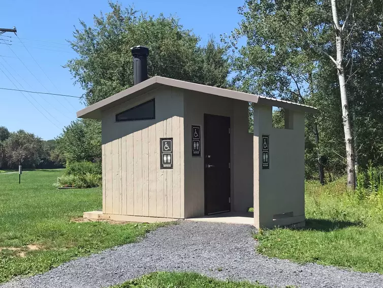 Gunnison, Single Vault Toilet, Waterless Restroom by CXT.