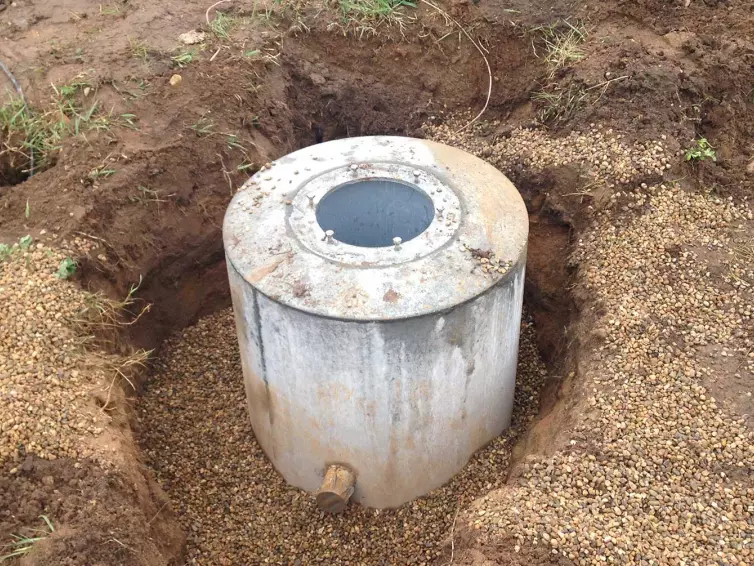 Pole Base taxiway/runway light base.