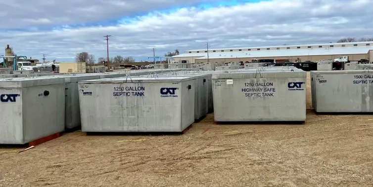 CXT Precast Concrete Nampa Idaho Septic Tanks.