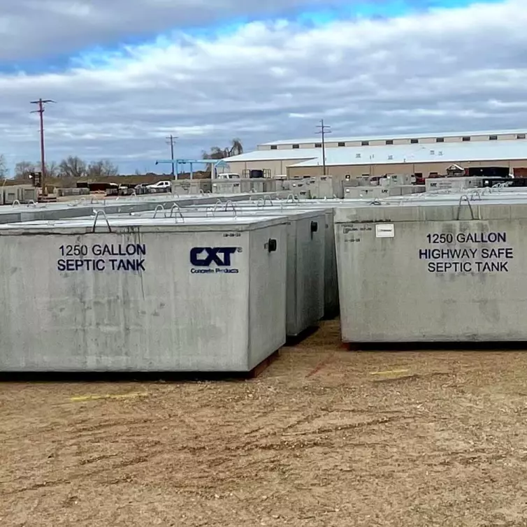 CXT Precast Concrete Nampa Idaho Septic Tanks.