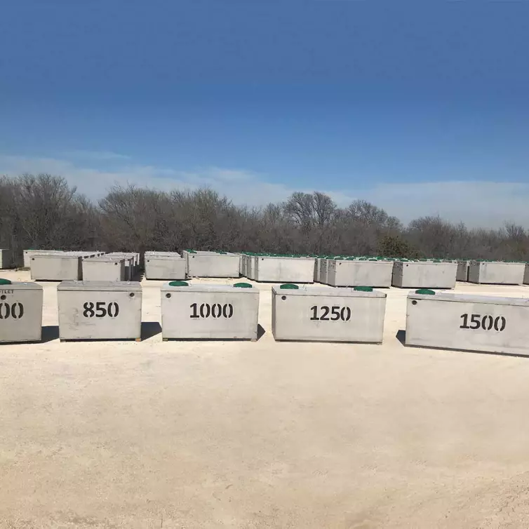 CXT Precast Concrete Septic Tanks Texas.