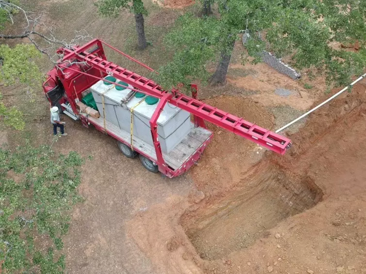 CXT Septic Tank Installation Texas.