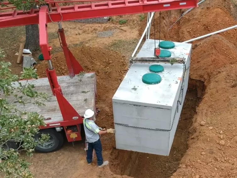 CXT Septic Tank Installation Texas.