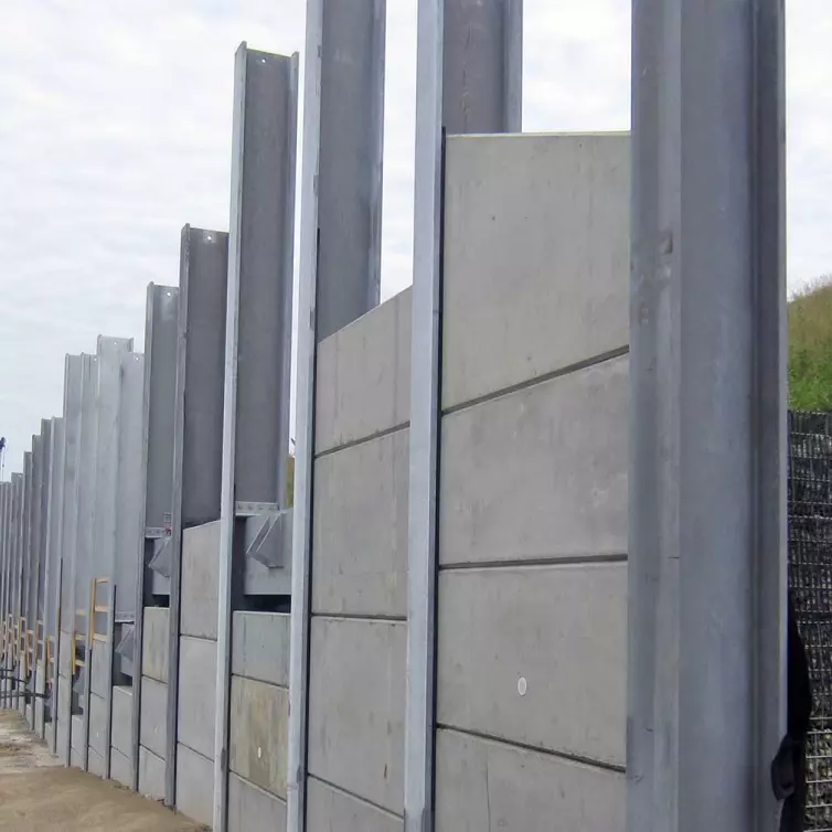 CXT Precast Concrete Lagging Wall West Virginia.