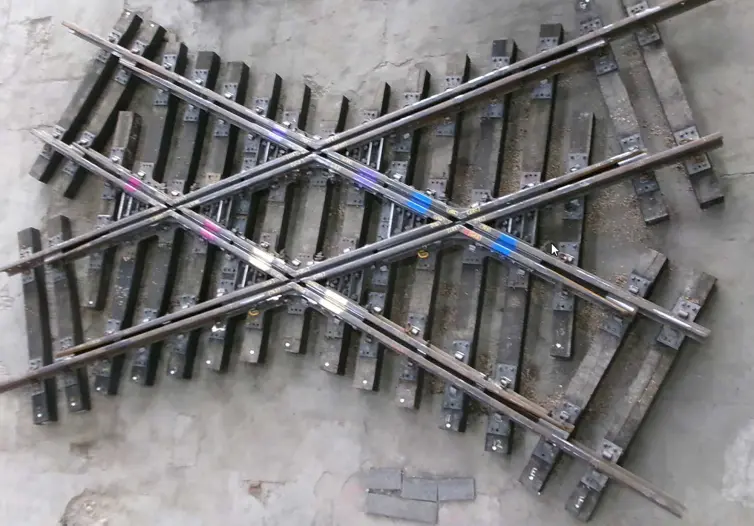 interlocking rail track.
