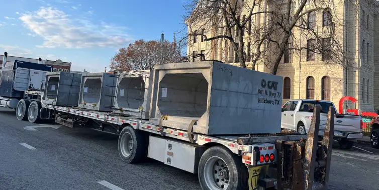 CXT box culvert Hillsboro, Texas.